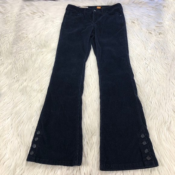 Anthropologie Pants - Anthropologie Pilcro Flare Navy Corduroy Pants